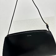 Fortok The Row Dalia Baguette Armpit Bag in Black 27x24x5cm - 6