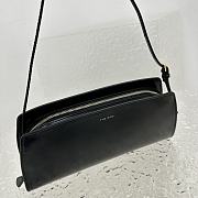 Fortok The Row Dalia Baguette Armpit Bag in Black 27x24x5cm - 5