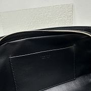 Fortok The Row Dalia Baguette Armpit Bag in Black 27x24x5cm - 3
