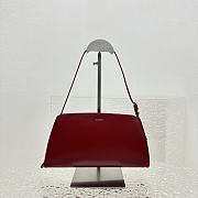 Fortok The Row Dalia Baguette Armpit Bag in Red 27x24x5cm - 1