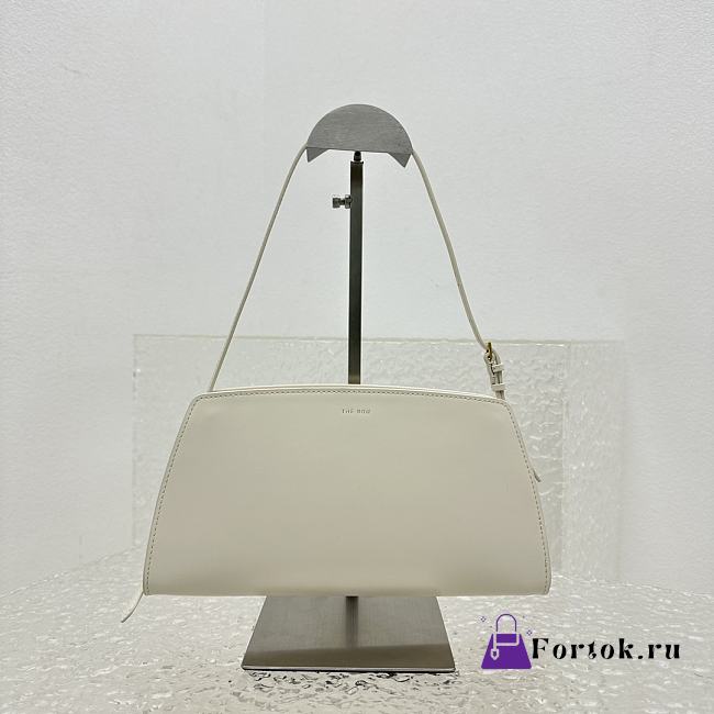 Fortok The Row Dalia Baguette Armpit Bag in Cream 27x24x5cm - 1