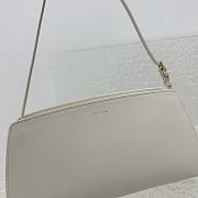 Fortok The Row Dalia Baguette Armpit Bag in Cream 27x24x5cm - 3