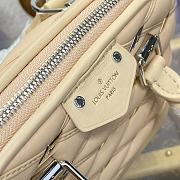 Fortok Louis Vuitton Alma BB Bag Beige With Silver & Gold-color Diamond-shaped Studs M24153 23.5x17.5x11.5cm - 2