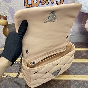 Fortok Louis Vuitton GO-14 MM Bag Beige With Silver & Gold-color Diamond-shaped Studs M24151 23x16x10cm - 6