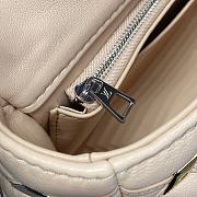 Fortok Louis Vuitton GO-14 MM Bag Beige With Silver & Gold-color Diamond-shaped Studs M24151 23x16x10cm - 3