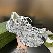 Fortok Gucci Run Sneakers in Grey - 6