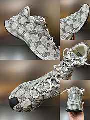 Fortok Gucci Run Sneakers in Grey - 3