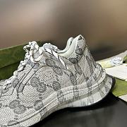Fortok Gucci Run Sneakers in Grey - 2
