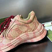 Fortok Gucci Run Sneakers in Beige Red - 3