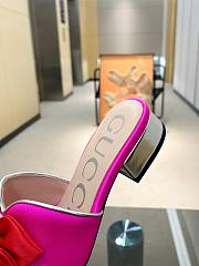 Fortok Gucci Rose Heel Sandals in Pink - 2