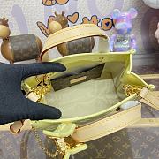Fortok Louis Vuitton Reade PM Bag Yellow M24028 22x16.5x11cm - 3