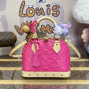 Fortok Louis Vuitton Alma BB Bag Neon Pink M90611 23.5x17.5x11.5cm - 1