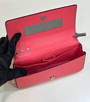 Fortok Fendi First Sight Handbag in Pink 8609 22.5x5x10.5cm - 2