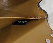 Fortok Fendi First Sight Handbag in Brown 8609 22.5x5x10.5cm - 6