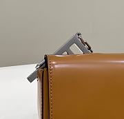 Fortok Fendi First Sight Handbag in Brown 8609 22.5x5x10.5cm - 4