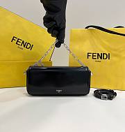 Fortok Fendi First Sight Handbag in Black 8609 22.5x5x10.5cm - 1