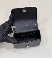 Fortok Fendi First Sight Handbag in Black 8609S 13x5x8cm - 6
