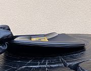 Fortok Fendi Cookie Hobo Bag Black 8373 30×1×23cm - 6