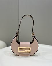 Fortok Fendi Cookie Mini Hobo Bag Pink 8556 19x3.5x10cm - 1