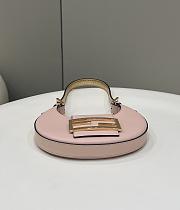 Fortok Fendi Cookie Mini Hobo Bag Pink 8556 19x3.5x10cm - 5