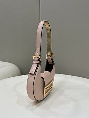 Fortok Fendi Cookie Mini Hobo Bag Pink 8556 19x3.5x10cm - 4