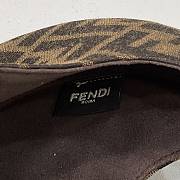 Fortok Fendi Cookie Mini Hobo Bag FF Presbyopia Brown 8556 19x3.5x10cm - 6