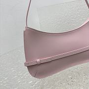 Fortok Jacquemus Pink Le Bisou Ceinture Bag Belted Shoulder Bag 2081 27x11x3cm - 6