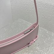 Fortok Jacquemus Pink Le Bisou Ceinture Bag Belted Shoulder Bag 2081 27x11x3cm - 5