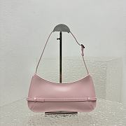 Fortok Jacquemus Pink Le Bisou Ceinture Bag Belted Shoulder Bag 2081 27x11x3cm - 2