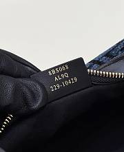 Fortok Fendi O'Lock Swing Monogram Jacquard Shoulder Bag Blue 8573 32×6×12cm - 2