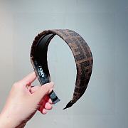 Fortok Fendi Wide Headband Brown - 1
