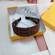 Fortok Fendi Wide Headband Brown - 6