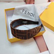 Fortok Fendi Wide Headband Brown - 5