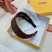 Fortok Fendi Wide Headband Brown - 4