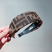 Fortok Fendi Wide Headband Brown - 3