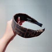 Fortok Fendi Wide Headband Brown - 2