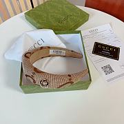 Fortok Gucci GG Headband Brown/Green - 3