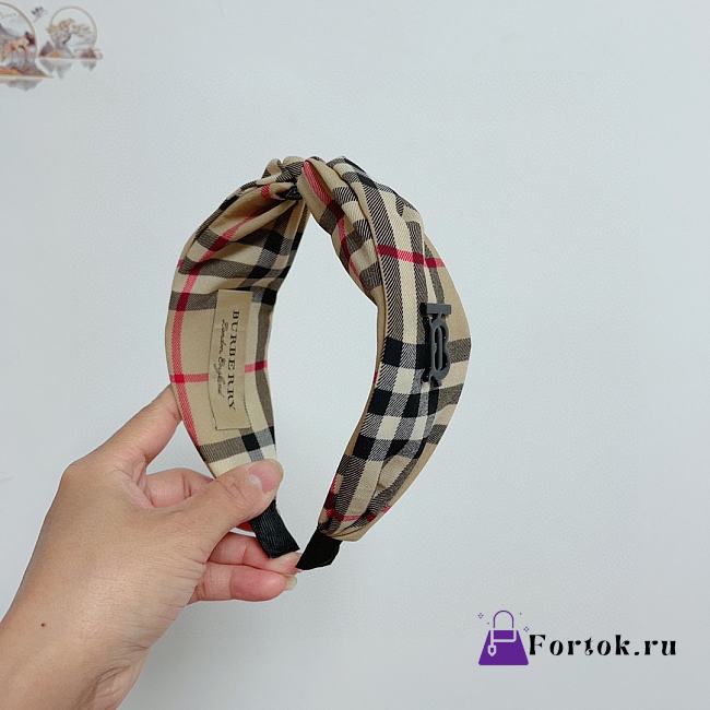 Fortok Burberry Fabric Headband - 1