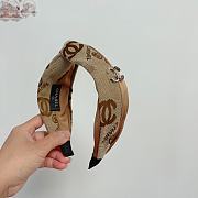 Fortok Chanel CC Headband Brown/Black - 4