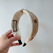 Fortok Gucci Knotted Headband Blue/Beige/Light Pink/Green - 4