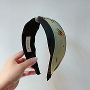 Fortok Gucci Knotted Headband Blue/Beige/Light Pink/Green - 3