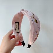 Fortok Gucci Knotted Headband Blue/Beige/Light Pink/Green - 2