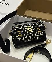 Fortok Balmain B-Buzz Monogram Shoulder Bag 19x12x7.5cm - 1