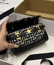 Fortok Balmain B-Buzz Monogram Shoulder Bag 19x12x7.5cm - 2