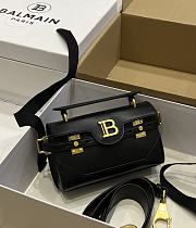 Fortok Balmain B-Buzz Black Shoulder Bag 19x12x7.5cm - 1