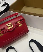 Fortok Balmain B-Buzz Red Shoulder Bag 19x12x7.5cm - 3