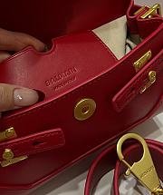 Fortok Balmain B-Buzz Red Shoulder Bag 19x12x7.5cm - 2