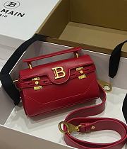 Fortok Balmain B-Buzz Red Shoulder Bag 19x12x7.5cm - 1