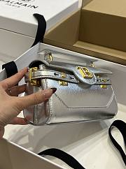 Fortok Balmain B-Buzz Silver Shoulder Bag 19x12x7.5cm - 6