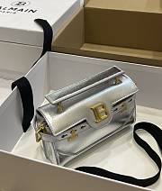 Fortok Balmain B-Buzz Silver Shoulder Bag 19x12x7.5cm - 3